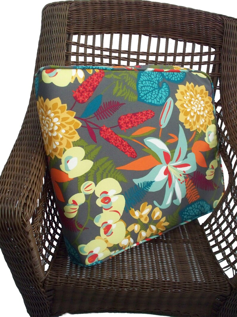 Rocking chair seat cushion covers Baby nursery floral | Etsy