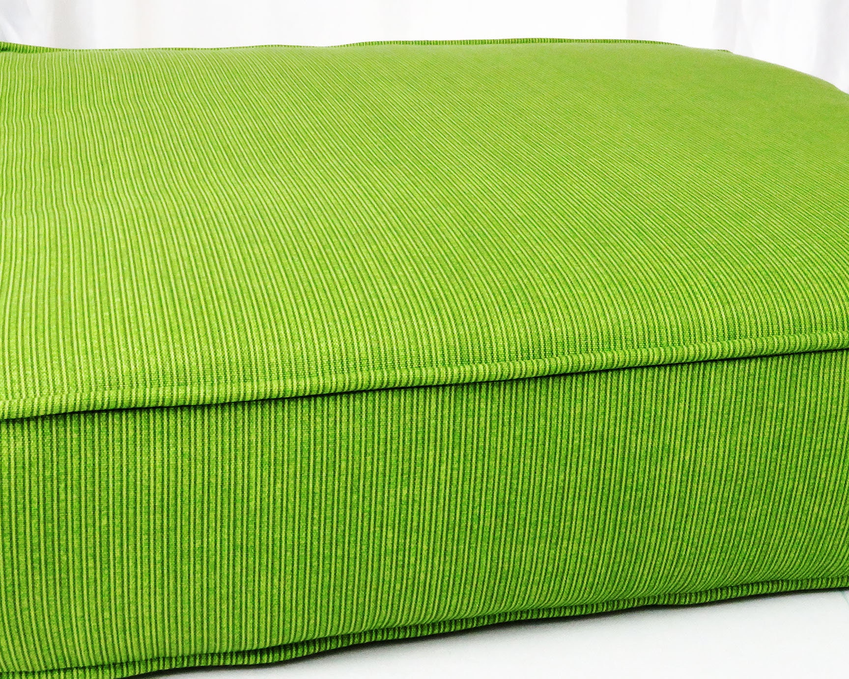 Lime green outdoor seat cushions