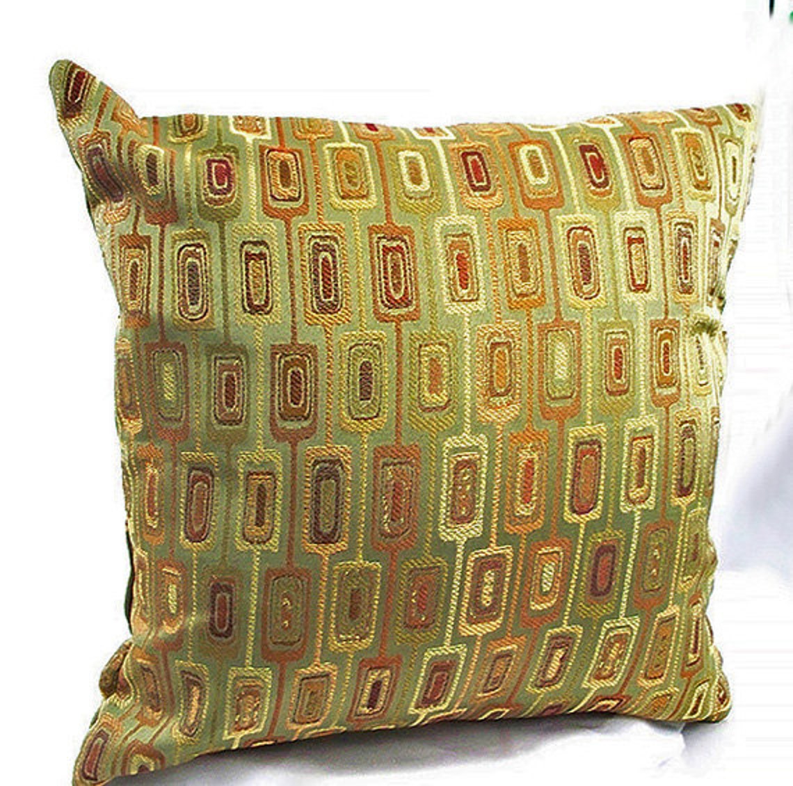 Green Couch Pillows Blue Green Lime Green Unique Throw Etsy