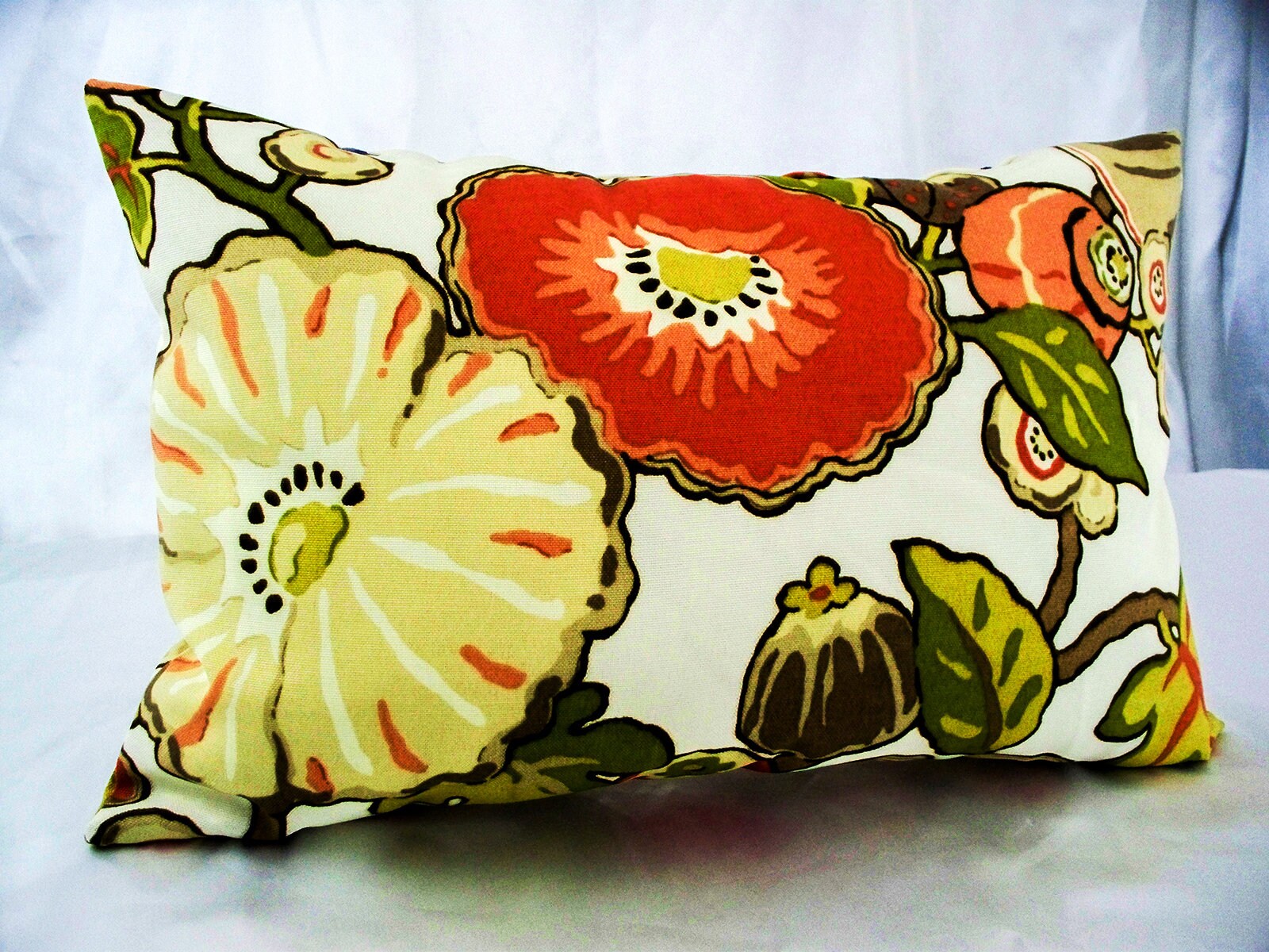 Floral P Kaufmann Outdoor Cushions Kaufmann Queensland Pillow