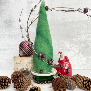 Needle felted christmas tree