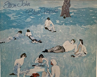 Elton John "Blue Moves" 1976 Double LP, Vintage Vinyl, MCA/Rocket Records, Original Pressing