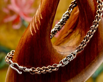 Copper Jens Pind Linkage chainmaille bracelet