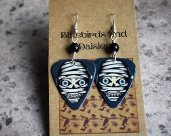 Horror Earrings, Choose Zombie, Vampire, Werewolf or Mummy, Dark Aesthetic Jewellery