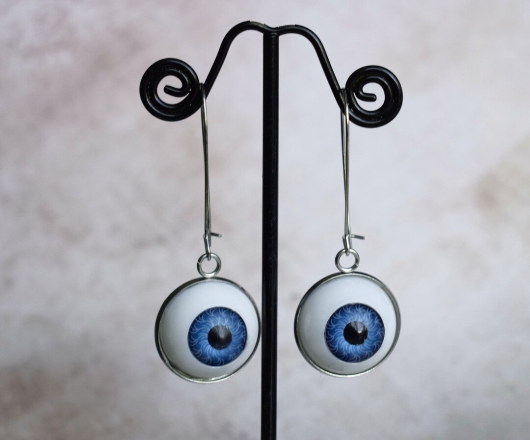 Eye Earrings, Eye Jewellery, Doll Eyes Jewellery, Creepy Dolls, Alt