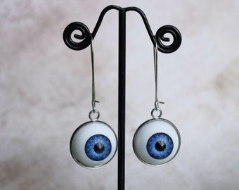 Eye Earrings, Eye Jewellery, Doll Eyes Jewellery, Creepy Dolls, Alt Earrings, Alt Fashion, Halloween Jewellery