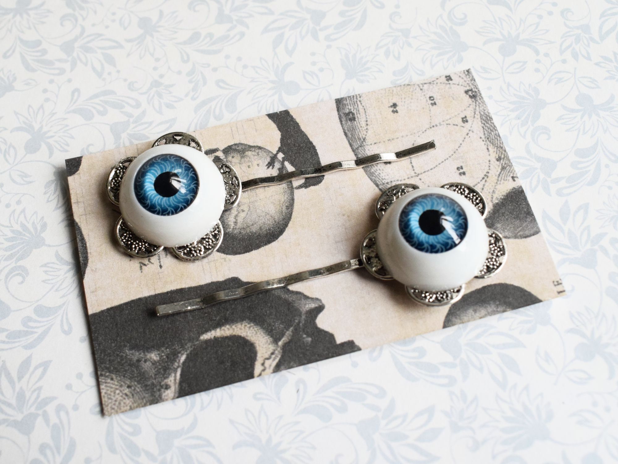 Dainty Blue Eyes Hairpins