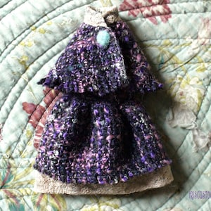 Free Shipping Ooak Blythe Set Cape & Skirt  &quot; Purple Fantasy &quot; by Iriscustom