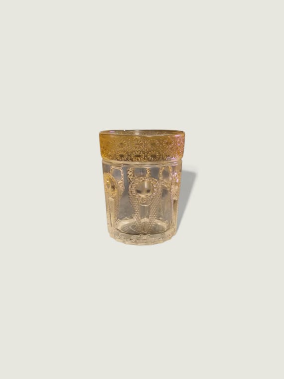 Vintage Decorative Glass Drinking Tumbler