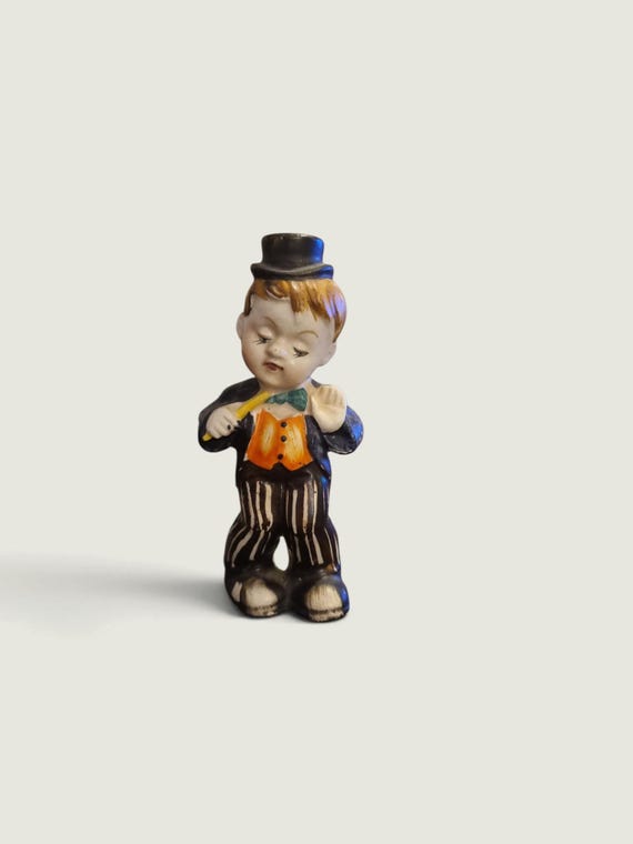 Vintage Porcelain Figurine of a Dapper Young Gentleman