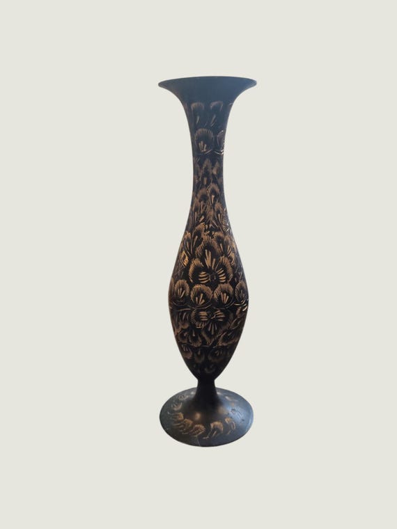 Antique Decorative Metal Flower Vase
