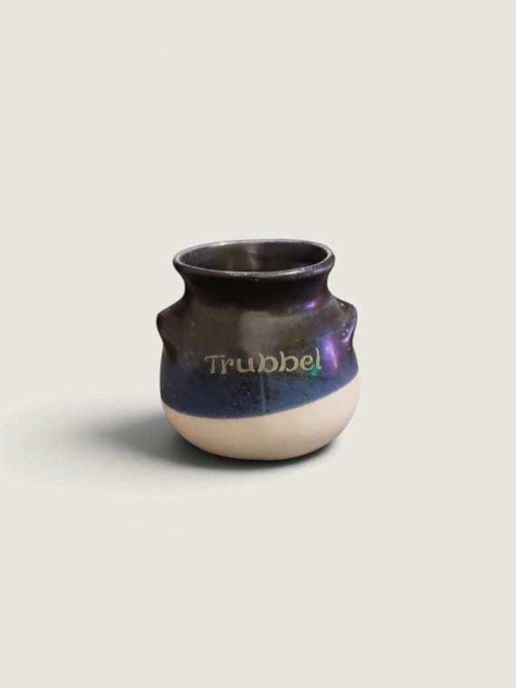 Vintage Aksini Stentøj Ceramic Jar - "Trubbel" (Danish Studio Pottery)