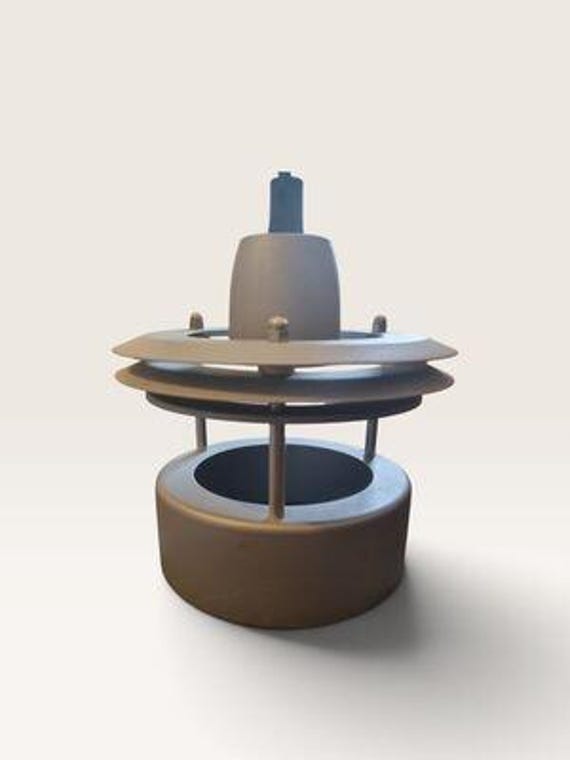Vintage Scandinavian Multi-Tier Industrial Pendant Lamp - 1970s