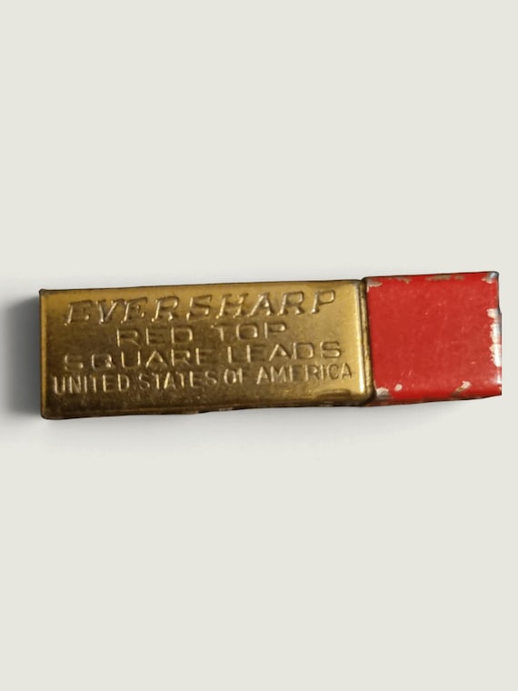Vintage Eversharp Red Top Square Leads Tin – B Soft, Wahl Co. Chicago