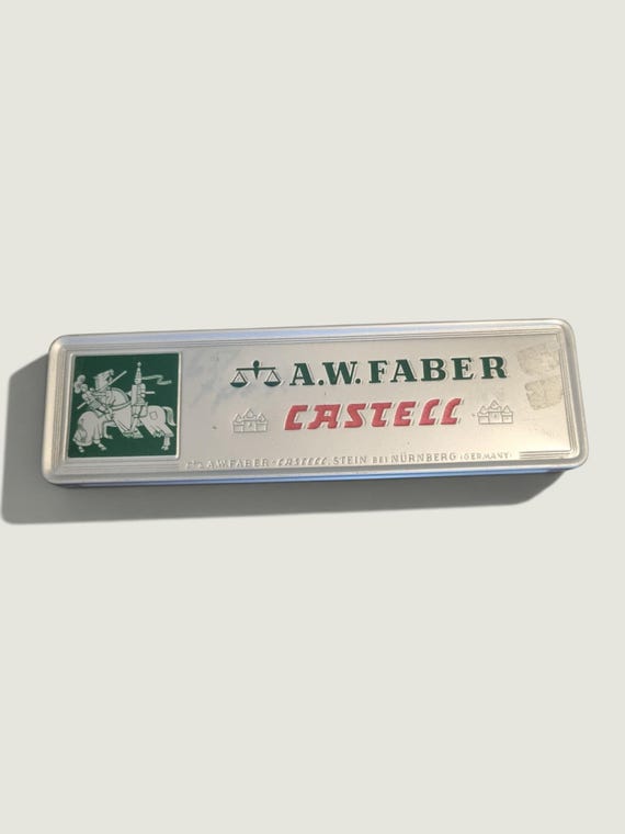 Vintage A.W. Faber-Castell Metal Pencil Tin