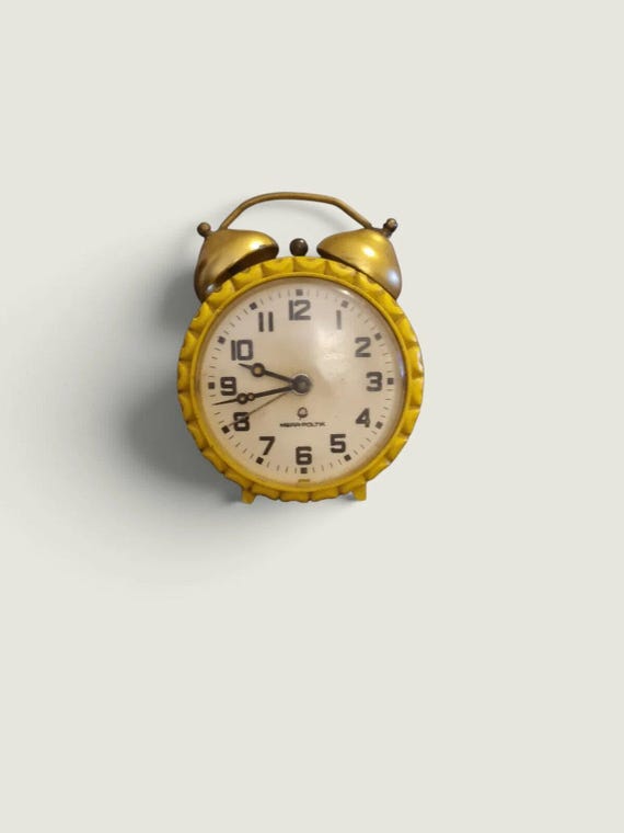 Vintage Mera-Poltik Mechanical Alarm Clock