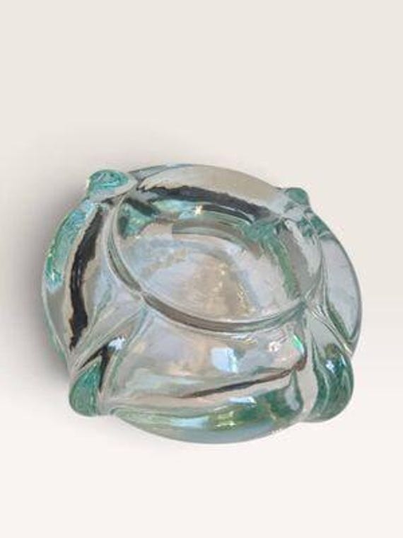 Mid-Century Swedish Art Glass Bowl | Göte Augustsson for Ruda Sweden