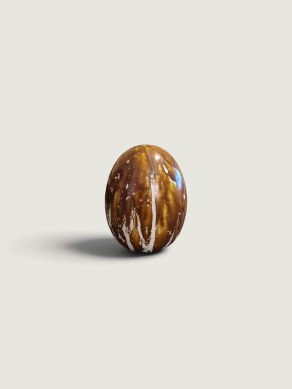 Decorative Handcrafted Stone Egg Sculpture