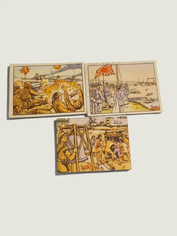 Vintage Historical War Trading Card Collection