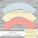 Diane Henderson reviewed Chevron Printable Cupcake Wrappers in Red, Blue and Yellow - INSTANT DOWNLOAD - Printable Digital File