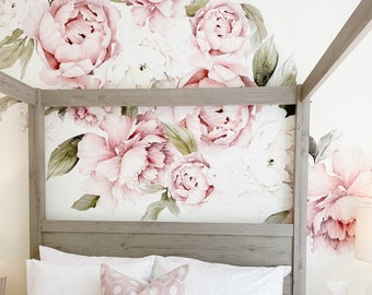 Removable Wall Decals - Perfect Peonies. Peony wall stickers