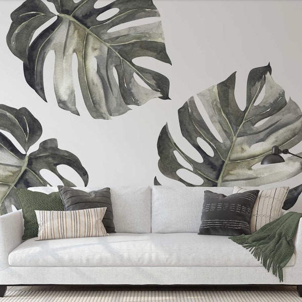 Tropical Leaf Decals Etsy