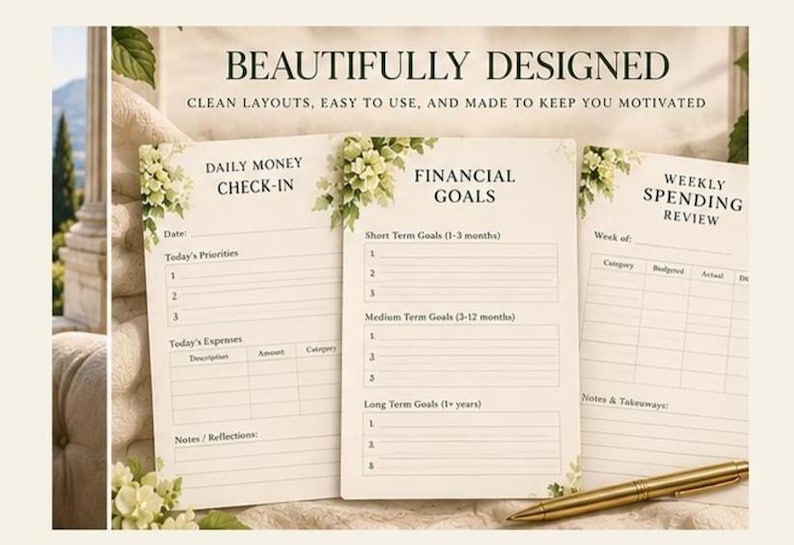 30 Day Money Reset Planner | Printable Budget Planner/ Digital Download ...