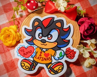 I love latinas! sticker water resistant