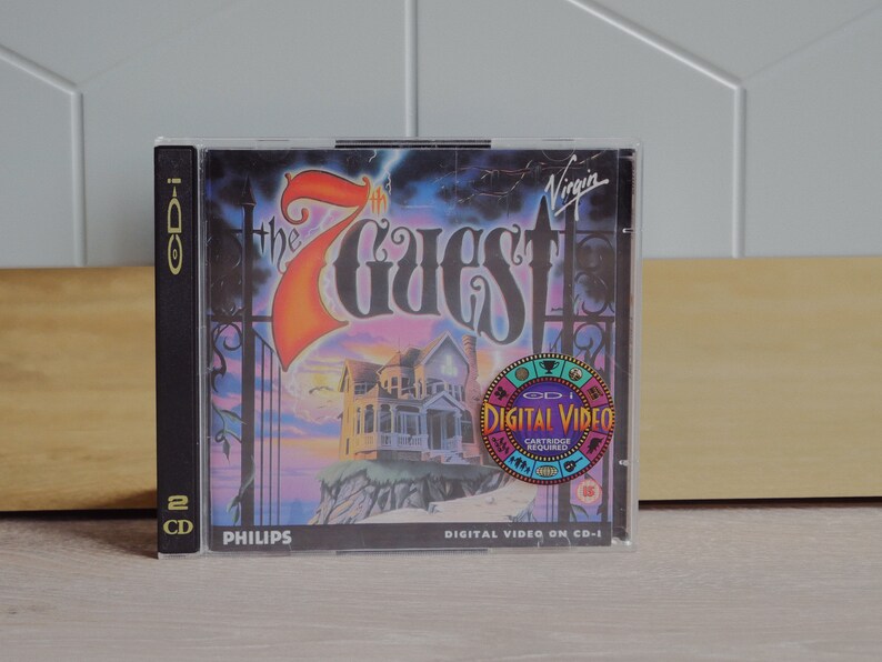 The 7th Guest CD-i game Philips CD-i interactive game in great condition with manual and bonus soundtrack disc image 1