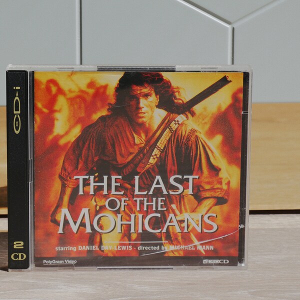 Vintage Philips CD-i Video CD movie “The Last of the Mohicans” in good condition