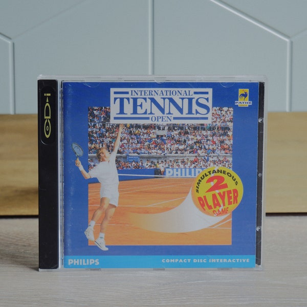 Jeu International Tennis CD-i - Jeu interactif Philips CD-i en excellent état avec manuel