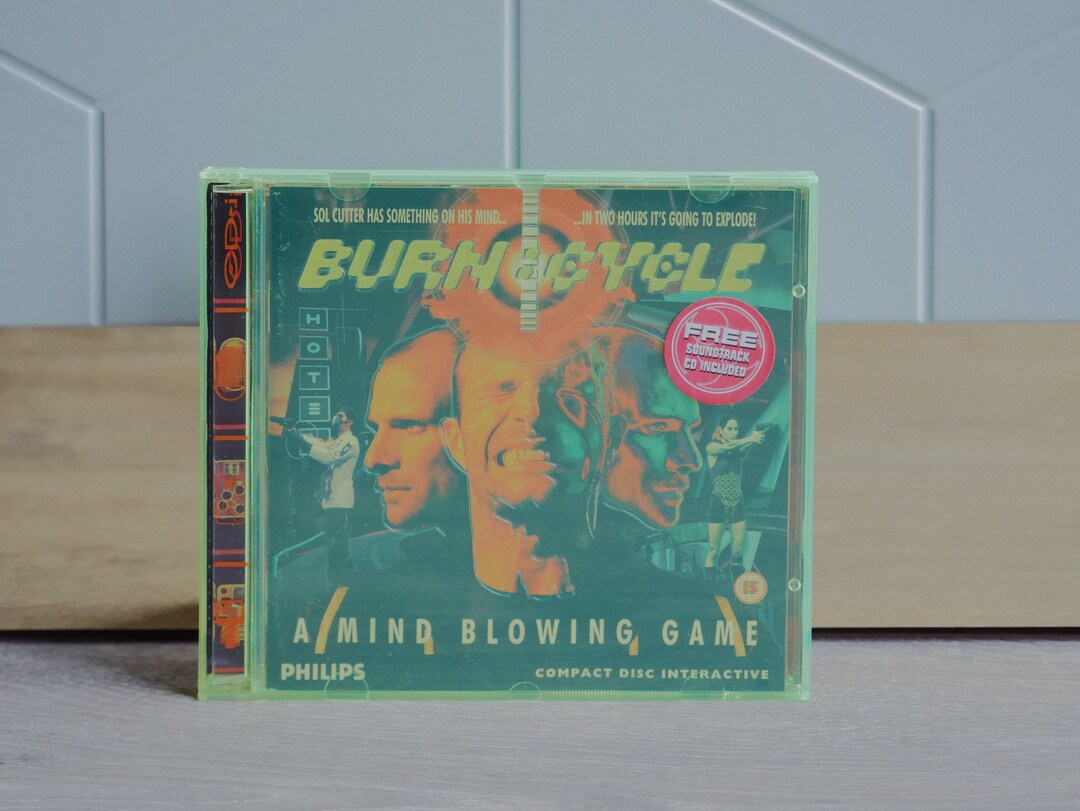 Philips CD-i - Jeu Burn:Cycle - Boîtier Cassé, Disque Bon état