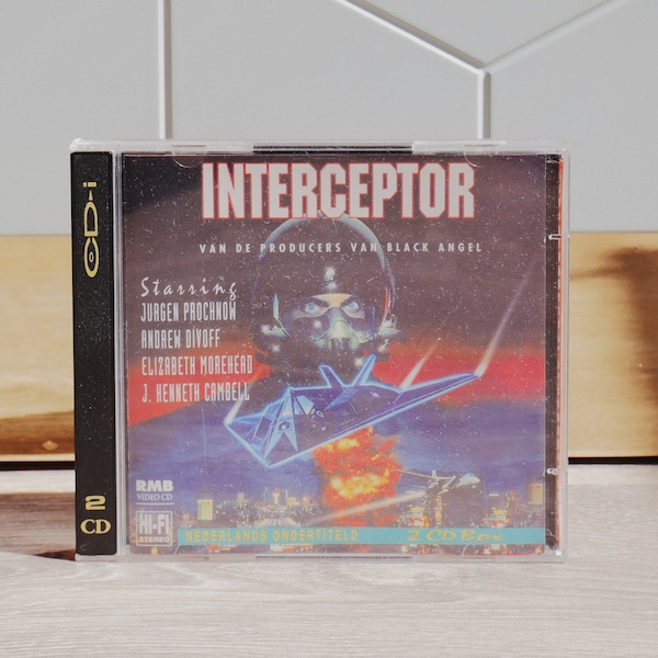 Vintage Philips CD-i Video CD movie “Interceptor” in good condition