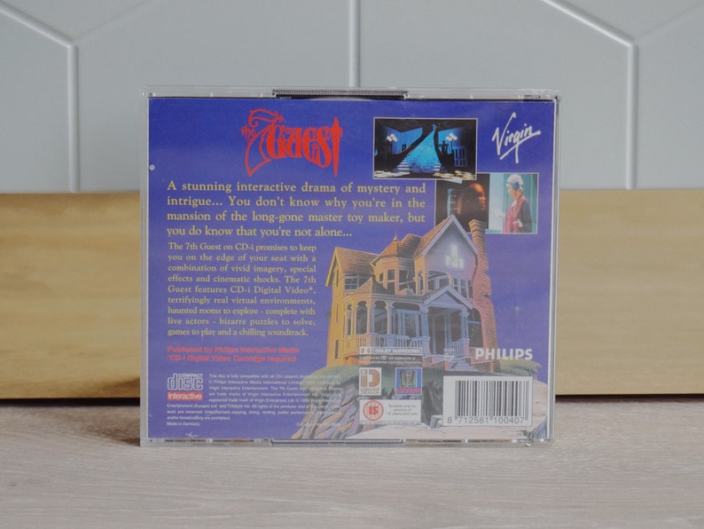 The 7th Guest CD-i game Philips CD-i interactive game in great condition with manual and bonus soundtrack disc image 2