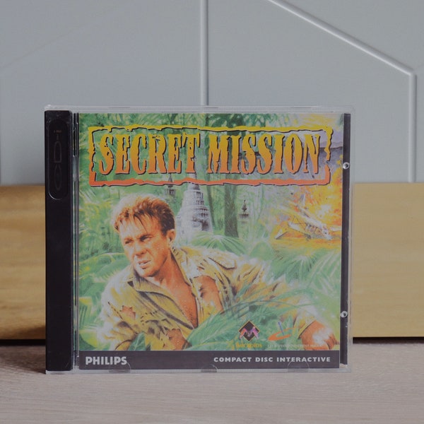 Jeu Secret Mission CD-i - Jeu interactif Philips CD-i en excellent état avec manuel