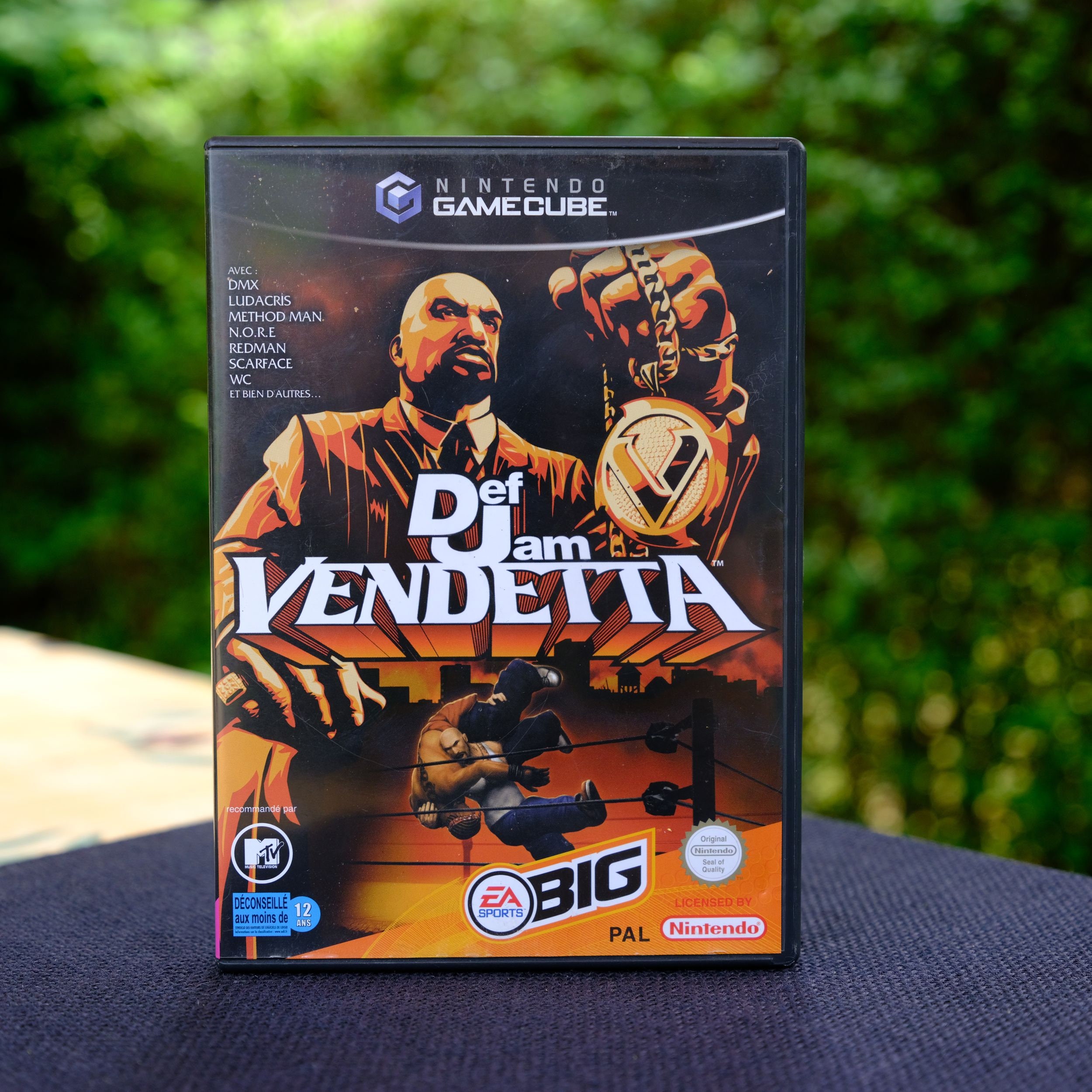 NINTENDO GAMECUBE - DEF JAM: VENDETTA Game COMPLETE Scarface METHOD MAN  Tested