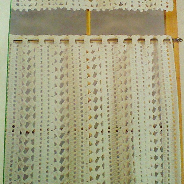 Vintage Crochet Cafe Curtain Pattern