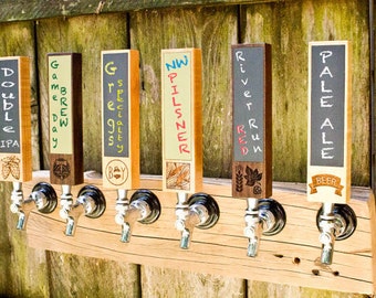 2 Chalkboard tap handles