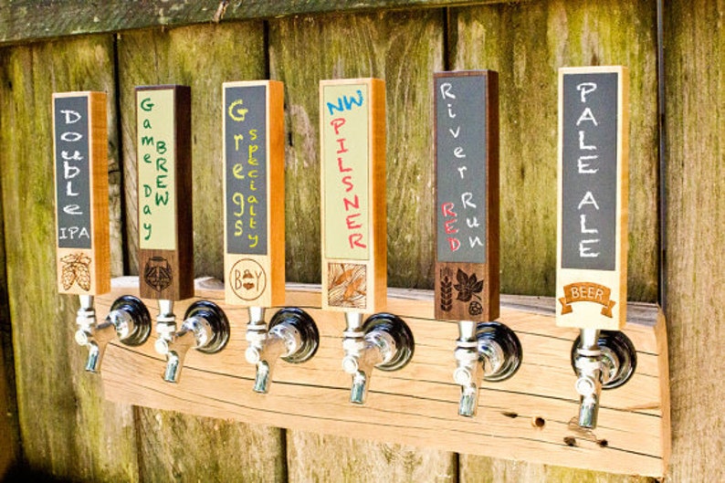 Chalkboard tap handle Beer tap handle image 6