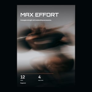Max Effort - 12-Week Conjugate - PDF - by Programmd