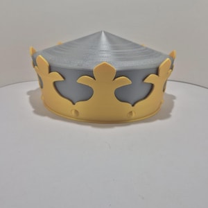 King Arthur Crown – Monty Python Cosplay Prop Replica (3D Printed)