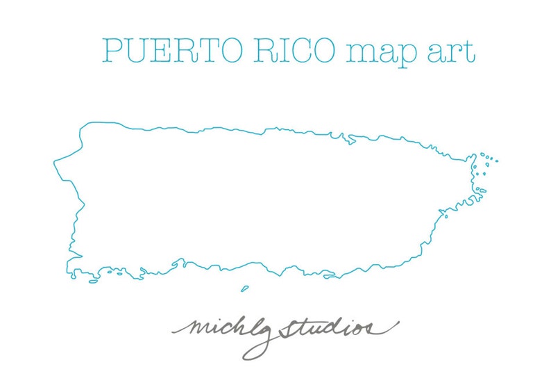 Vector & PNG Puerto Rico mapa arte clip arte, país, estado, silueta ...