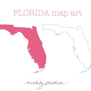 PNG en VECTOR Florida kaart digitale illustraties, staat, land, silhouet