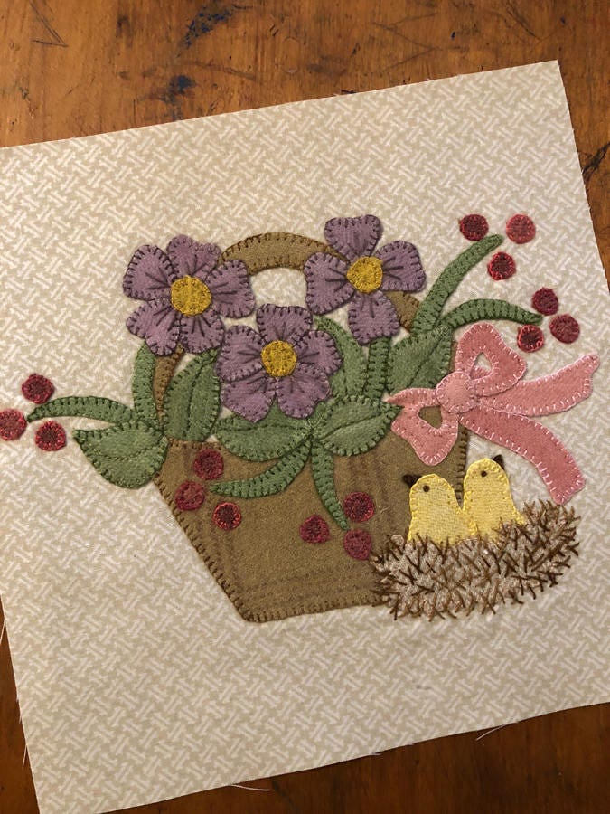 Garden Mystery Quilt Block Garden Posies PDF Pattern - Etsy