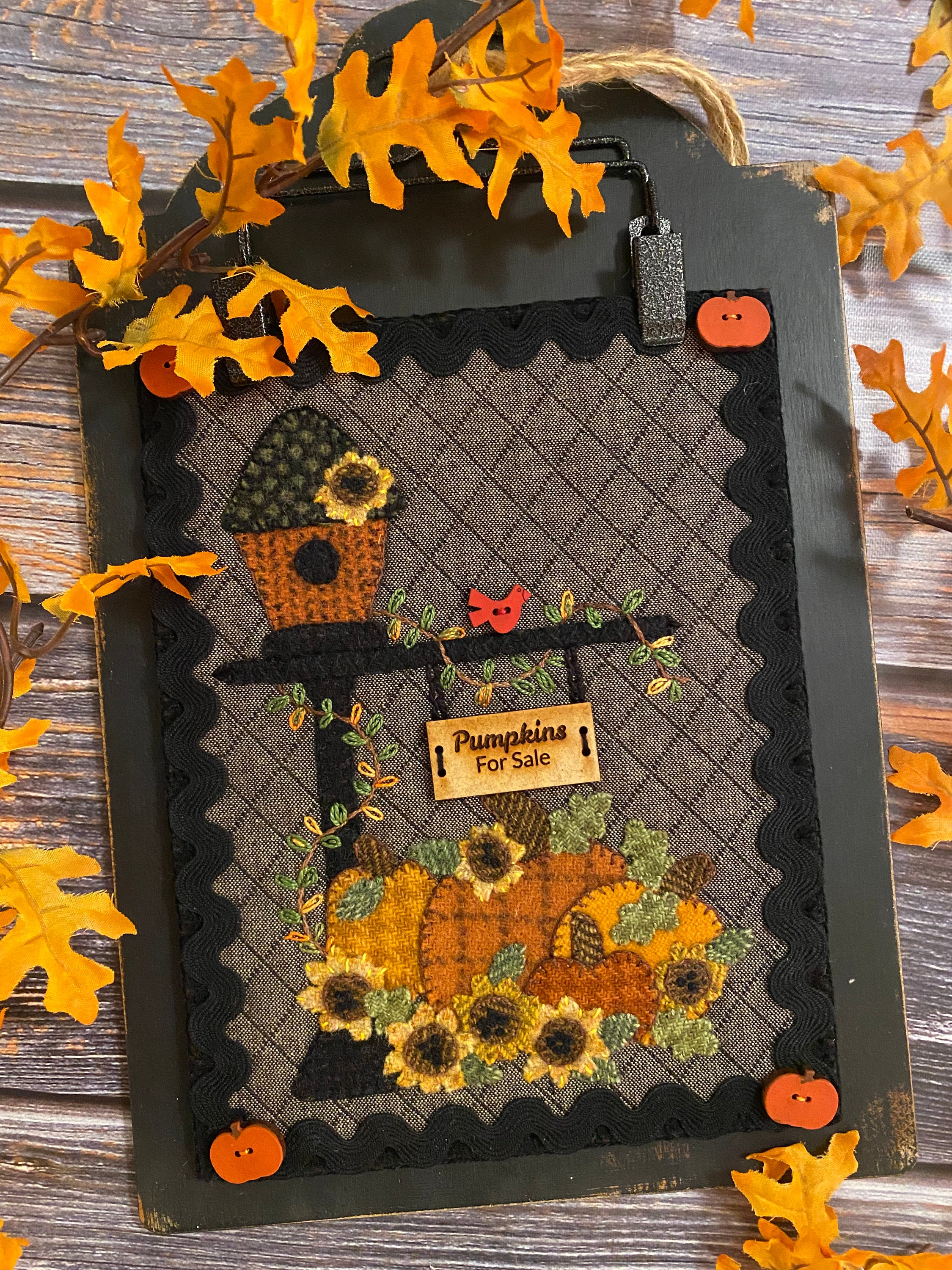 BIRD HOUSE series Hello Fall -- PDF digital download pattern