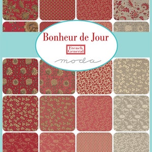 French General Bonheur de Jour Petite Four Quilt Kit layer cake kit image 4