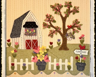 Flower Barn ..... PDF Digital download pattern -- special price for stitch along