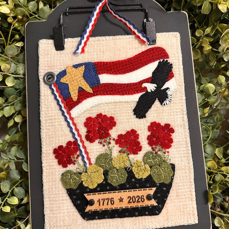 Wool Appliqué Patriotic - Etsy