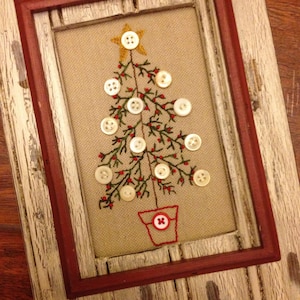 O Christmas Tree Stitchery Pattern