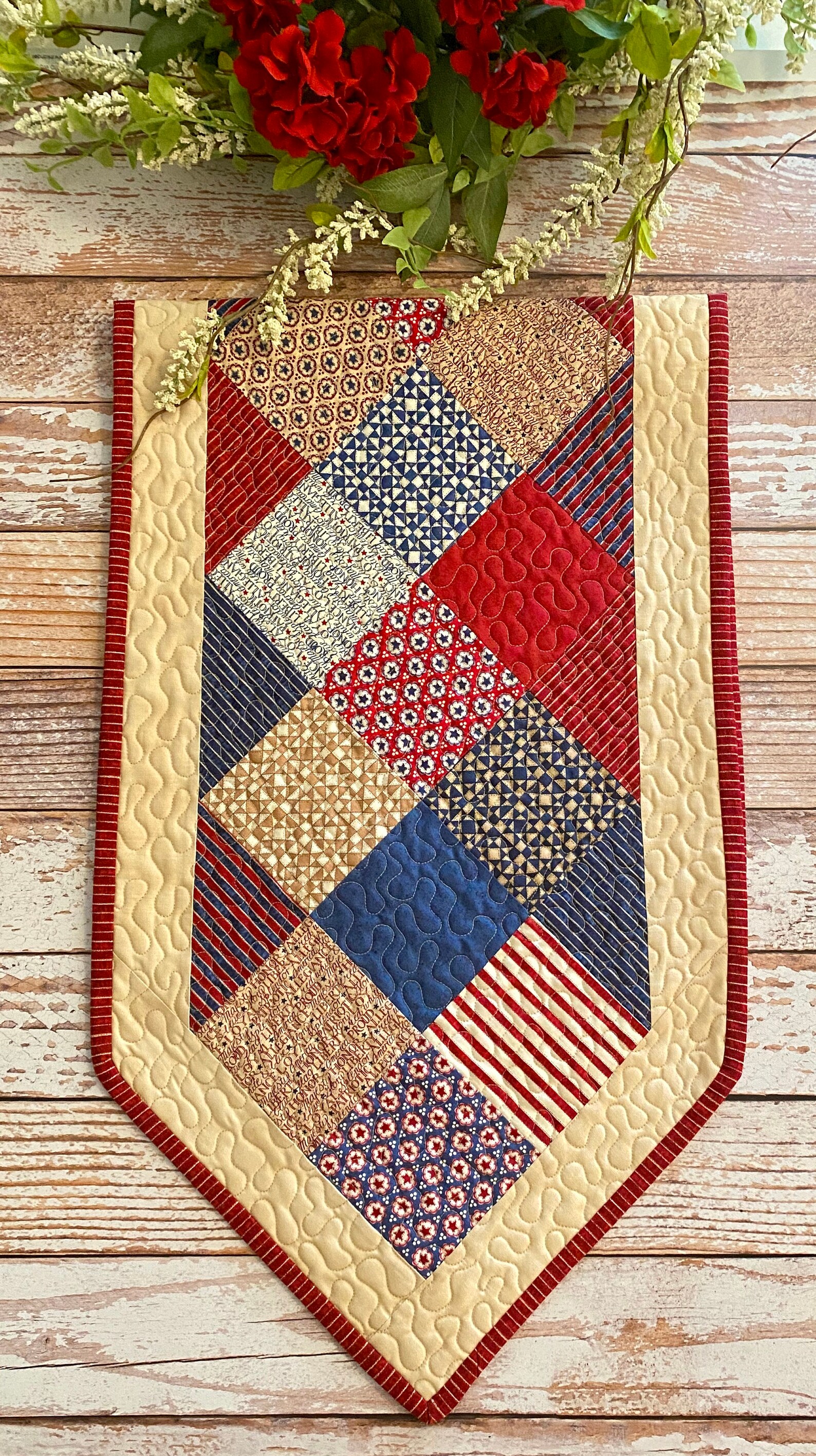 My Country Table Runner Quilt Kit My Country by Kathy Etsy